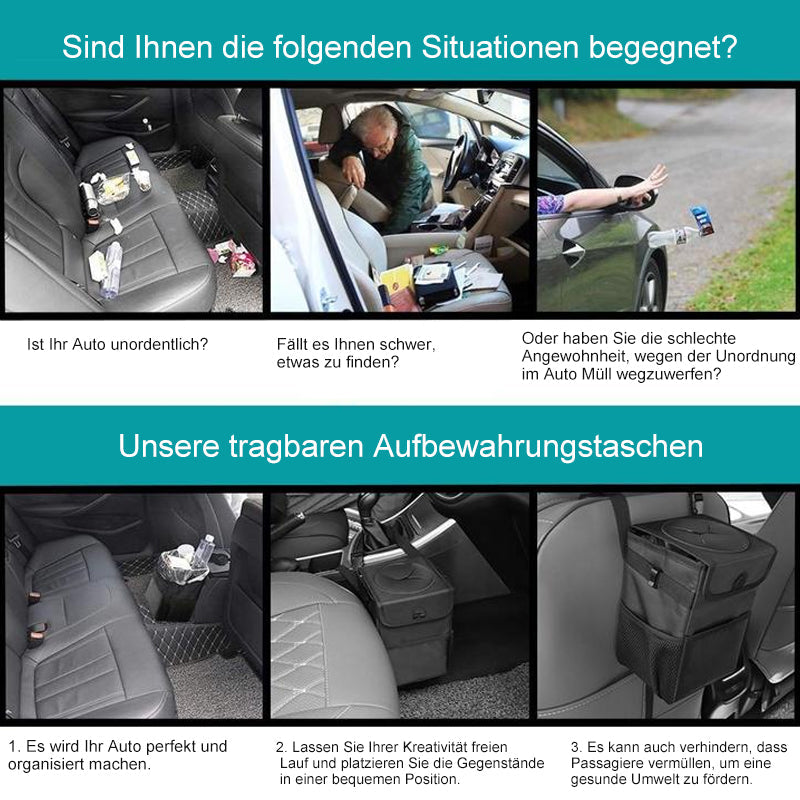 Faltbare Aufbewahrungstasche fürs Auto