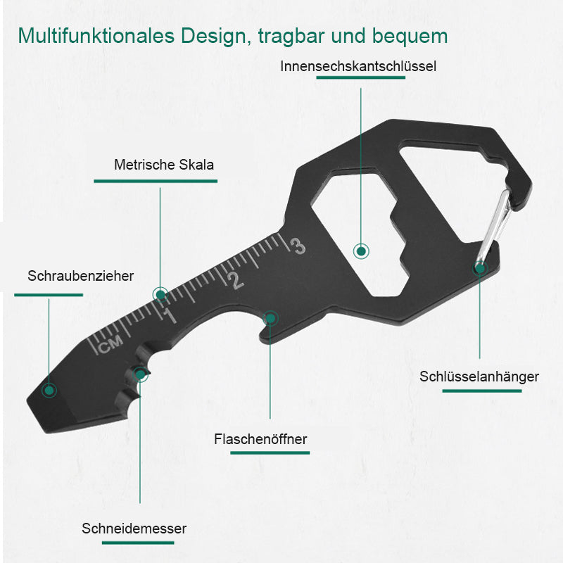 Multifunktionaler tragbarer Schlüsselanhänger und Schraubendreher