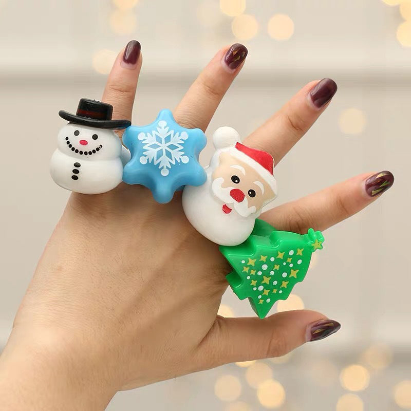 Weihnachtsfeier Finger LED Ring