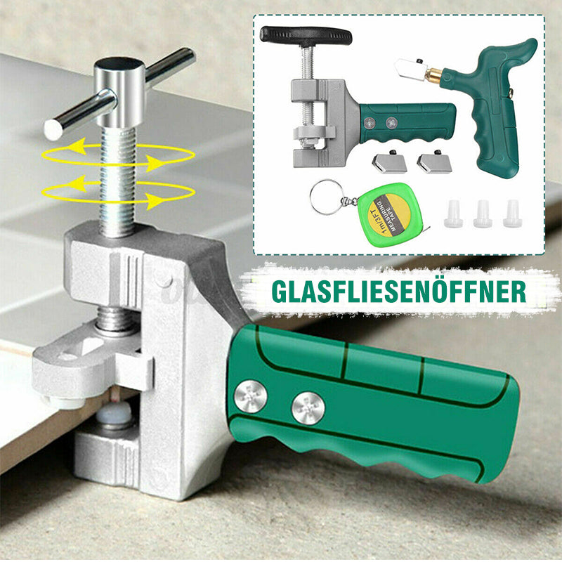 Integrierter Glasfliesenöffner