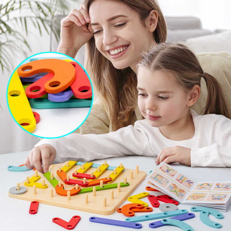 🌈💐Montessori-Steckbrettpuzzle💐