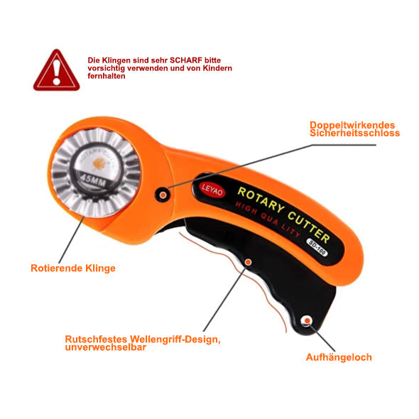 Rotierendes Nähmesser