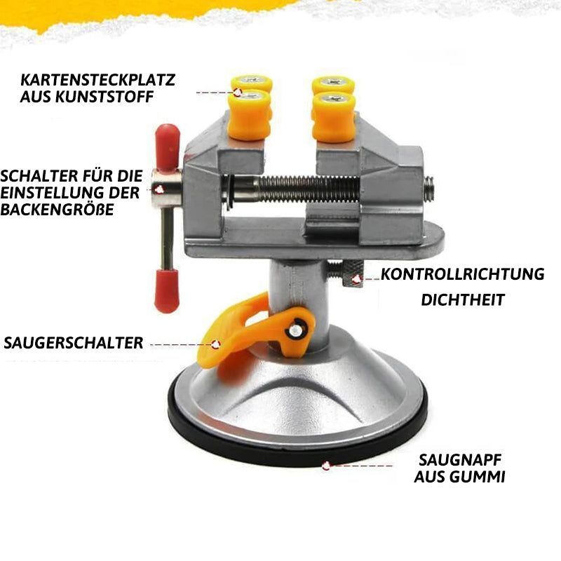 Mini Saugnapf Schraubstock