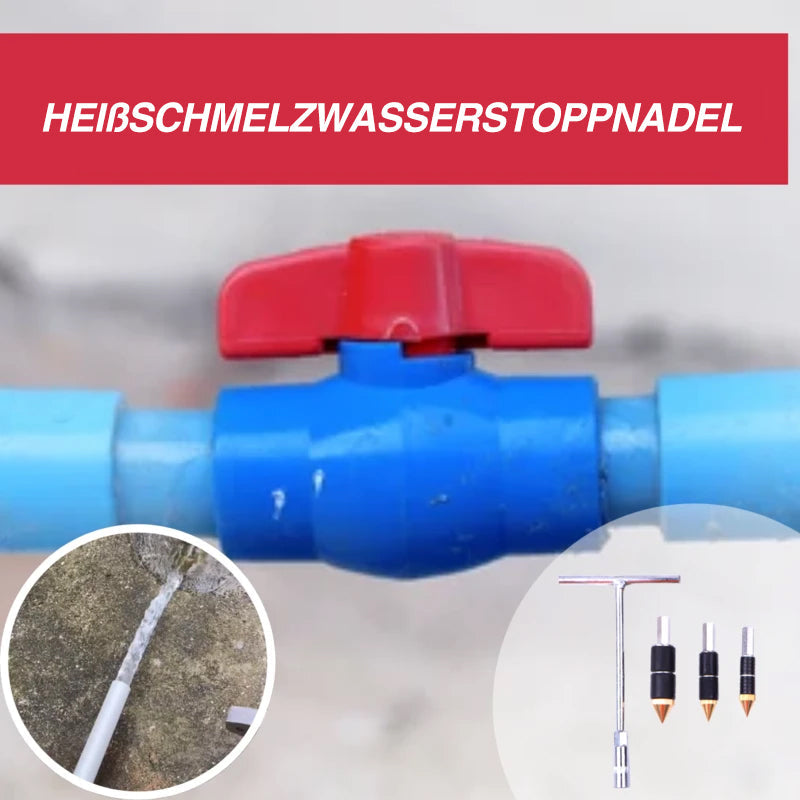 Heißschmelzwasserstoppnadel