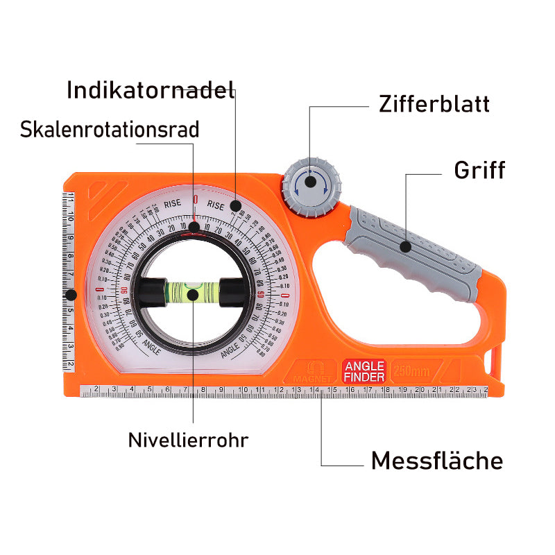 Multifunktionales Neigungsmessgerät