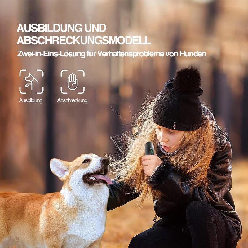 Tragbares Ultraschall-Hundetrainingsgerät