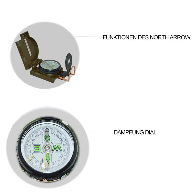 Tragbarer Multifunktionskompass
