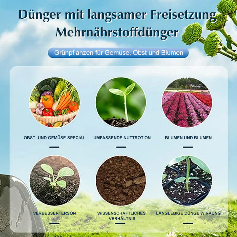 🥬Garten-Universaldünger mit langsamer Freisetzung in Tablettenform🥬