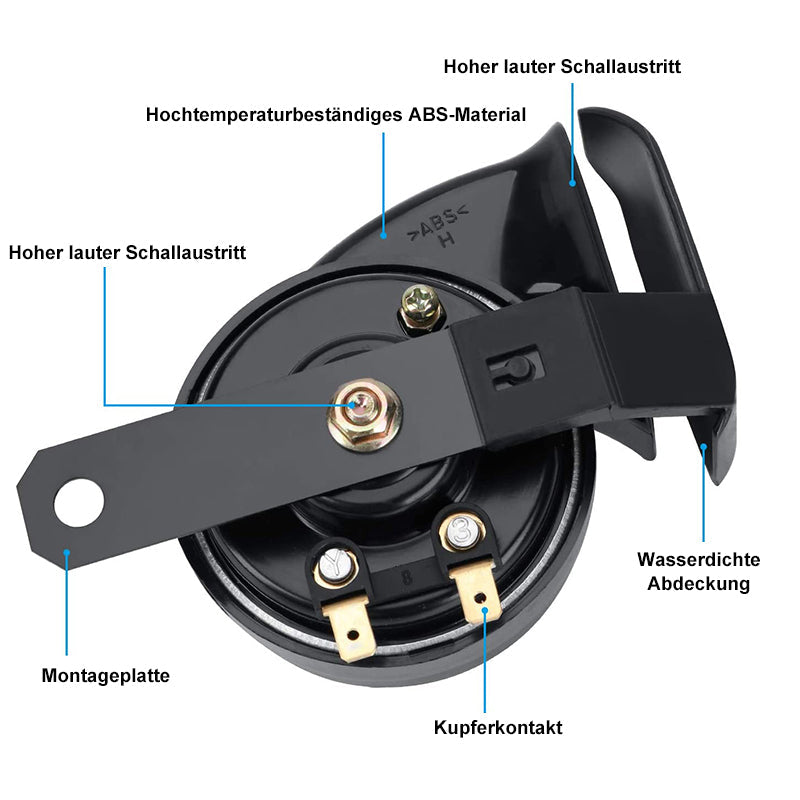 Schnecke Klingel für Auto/ Motorrad/ LKW