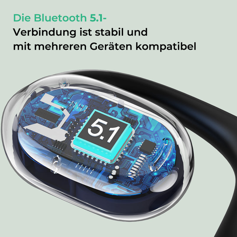 😎Kabelloses Bluetooth-Headset mit hängendem Ohr😎