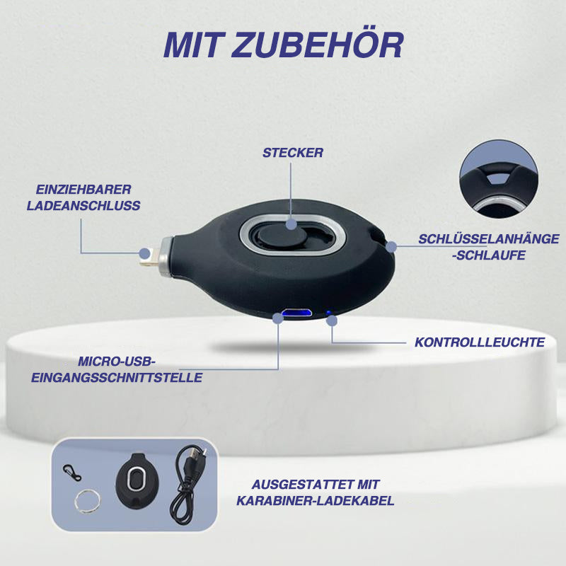 Schlüsselanhänger Mini Powerbank