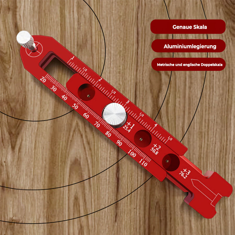 Kreisförmiges einstellbares Zeichnungskompass Messwerkzeug für Holzbearbeitung