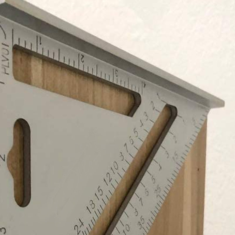 Dreieckiges und quadratisches Lineal aus Aluminiumlegierung